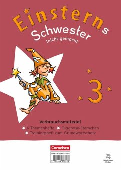 Cover Einsterns Schwester Leicht gemacht 03. Neubearbeitung 2022 - Themenhefte 1-4, Training Grundwortschatz und Diagnoseheft - Verbrauchsmaterial