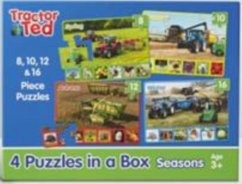 4 puzzles in a box - Tractor Ted - HEARD, ALEXANDRA
