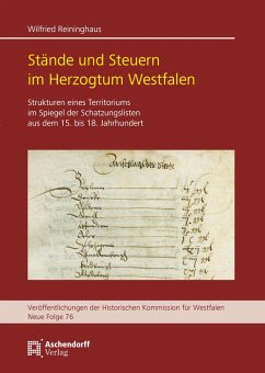 Cover Stände und Steuern im Herzogtum Westfalen