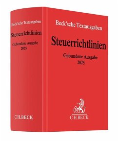Cover Steuerrichtlinien Gebundene Ausgabe 2025