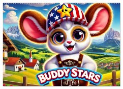 Buddy Stars - Abenteuer für Kinder (Wandkalender 2025 DIN A2 quer), CALVENDO Monatskalender