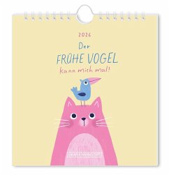 Cover Postkartenkalender 2026 Der frühe Vogel