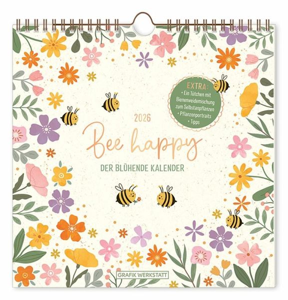Botanic-Kalender 2026 Bee happy Botanic-Kalender 2026 Bee happy
