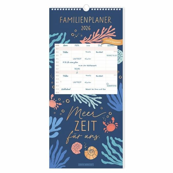 Familienplaner 2026 Meer Zeit für uns
