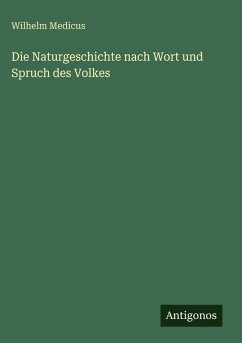 Cover Die Naturgeschichte nach Wort und Spruch des Volkes