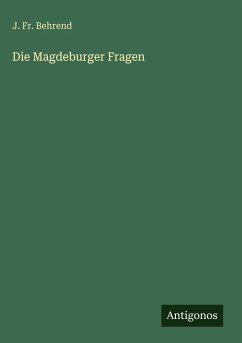 Cover Die Magdeburger Fragen
