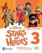 Cover My Disney Stars and Heroes British Edition Level 3 Activity Book with eBook