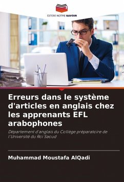 Erreurs dans le système d'articles en anglais chez les apprenants EFL arabophones - AlQadi, Muhammad Moustafa