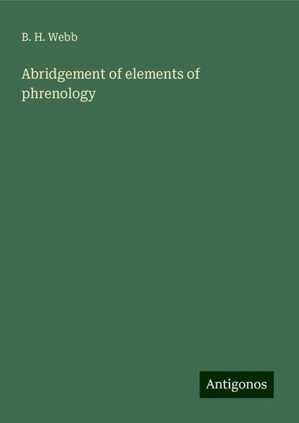 Abridgement of elements of phrenology