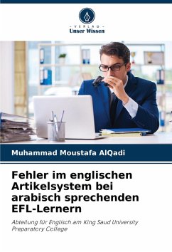 Cover Fehler im englischen Artikelsystem bei arabisch sprechenden EFL-Lernern
