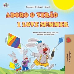 Cover I Love Summer (Portuguese Portugal English Bilingual Children's Book)