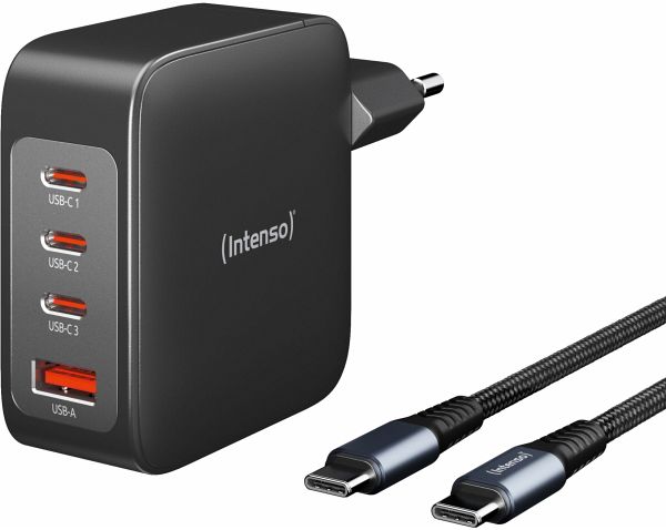 Intenso Power Adapter W140 SET 2x USB-C 1x USB-A inkl. Kabel Intenso Power Adapter W140 SET 2x USB-C 1x USB-A inkl. Kabel