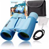 Bresser Junior 8880330 - Kinderfernglas 3x30, 3-fache Vergrößerung, 30mm Objektiv, mit Tasche, Tragriemen und Reinigungstuch, blau, STEM Bresser Junior 8880330 - Kinderfernglas 3x30, 3-fache Vergrößerung, 30mm Objektiv, mit Tasche, Tragriemen und Reinigungstuch, blau, STEM