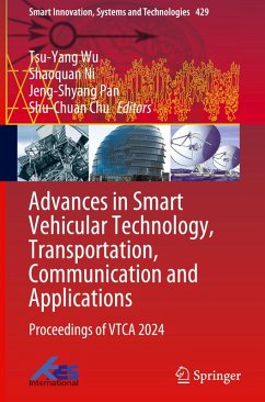 Cover Advances in Smart Vehicular Technology, Transportation, Communication and Applications