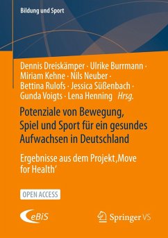 Cover Potenziale von Bewegung, Spiel und Sport für ein gesundes Aufwachsen in Deutschland