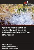 Qualità dell'acqua di sorgente nell'area di Rabat-Sale-Zemour-Zaer (Marocco)