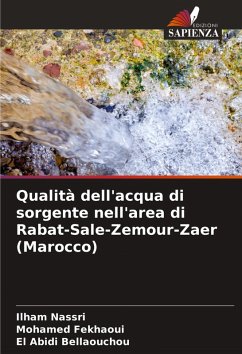Cover Qualità dell'acqua di sorgente nell'area di Rabat-Sale-Zemour-Zaer (Marocco)
