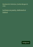 Lectures on poetry, delivered at Oxford