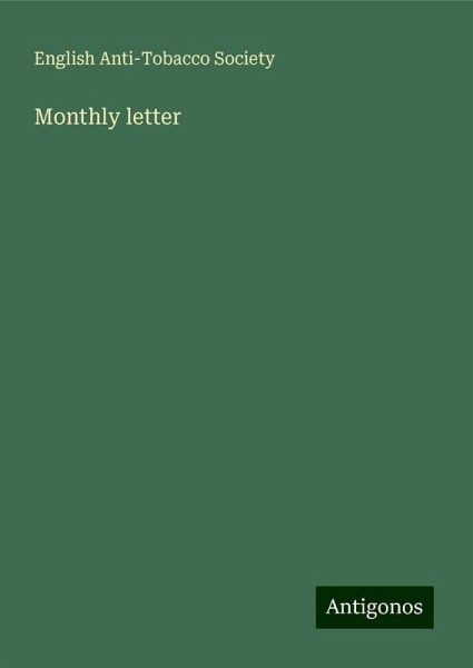 Monthly letter Monthly letter