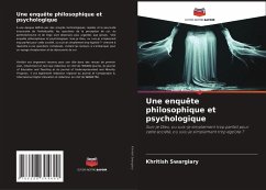 Cover Une enquête philosophique et psychologique