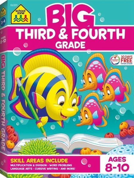 School Zone Big Third & Fourth Grade Workbook School Zone Big Third & Fourth Grade Workbook