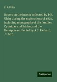 Report on the insects collected by P.R. Uhler during the explorations of 1875, including monographs of the families Cydnidae and Saldae, and the Hemiptera collected by A.S. Packard, Jr. M.D Report on the insects collected by P.R. Uhler during the explorations of 1875, including monographs of the families Cydnidae and Saldae, and the Hemiptera collected by A.S. Packard, Jr. M.D
