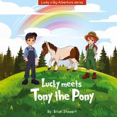 Lucky meets Tony the Pony Lucky meets Tony the Pony