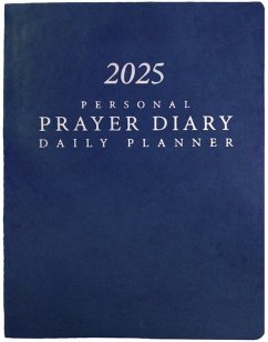 2025 Personal Prayer Diary and Daily Planner - Royal Blue (Italian Vinyl, Smooth) - Publishing, Ywam