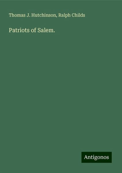 Patriots of Salem. Patriots of Salem.