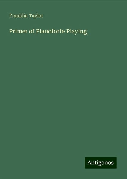 Primer of Pianoforte Playing