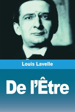 Cover De l'Être