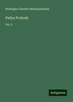 Padya Prakash - Mukhopadhyay, Nrisingha Chandra