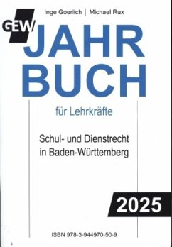 Cover GEW-Jahrbuch 2025 für Lehrkräfte