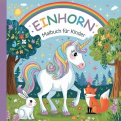 Cover Einhorn Malbuch für Kinder