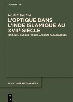 Cover L'optique dans l'Inde islamique au XVIIe siècle