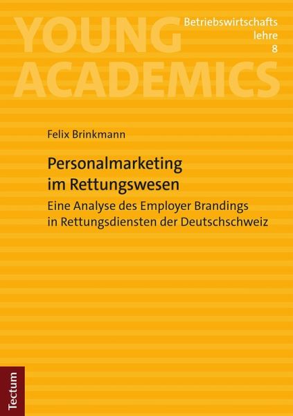 Personalmarketing im Rettungswesen (eBook, PDF)