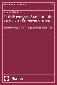Cover Flexibilisierungsmaßnahmen in der Gesetzlichen Rentenversicherung (eBook, PDF)