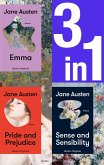 Jane Austen: Three Novels in One (3in1-Bundle). Emma, Pride and Prejudice, Sense and Sensibility (eBook, ePUB) Jane Austen: Three Novels in One (3in1-Bundle). Emma, Pride and Prejudice, Sense and Sensibility (eBook, ePUB)
