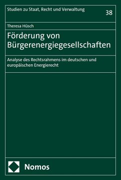 Cover Förderung von Bürgerenergiegesellschaften (eBook, PDF)