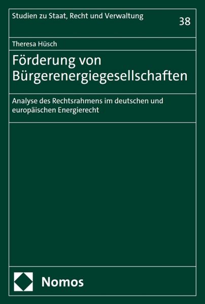 Förderung von Bürgerenergiegesellschaften (eBook, PDF)