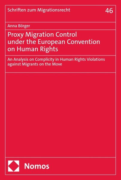 Proxy Migration Control under the European Convention on Human Rights (eBook, PDF)