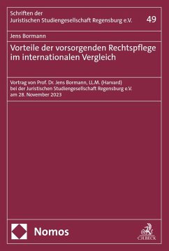 Cover Vorteile der vorsorgenden Rechtspflege im internationalen Vergleich (eBook, PDF)