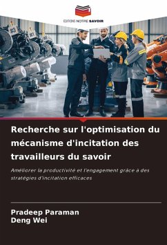 Cover Recherche sur l'optimisation du mécanisme d'incitation des travailleurs du savoir
