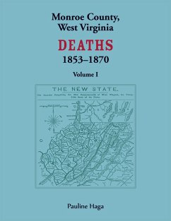 Cover Monroe County, West Virginia Deaths, 1853-1870, Volume 1