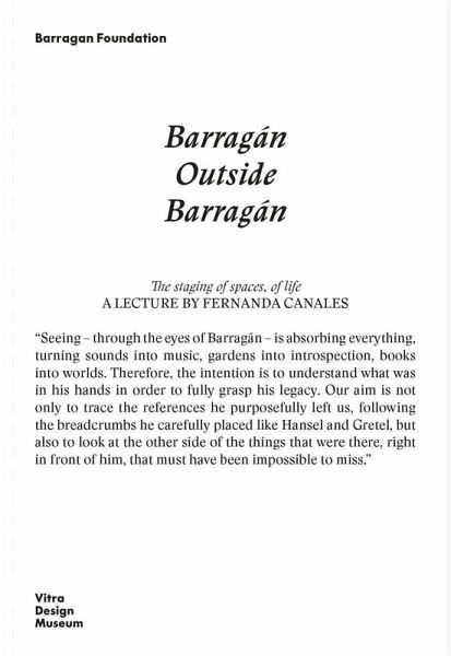 Barragán outside Barragán