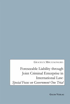 Cover Foreseeable Liability through Joint Criminal Enterprise in International Law (eBook, PDF)