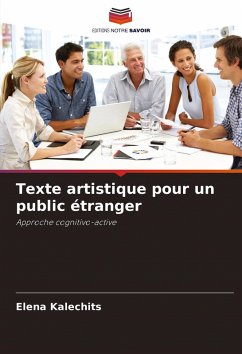 Cover Texte artistique pour un public étranger