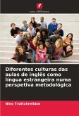 Diferentes culturas das aulas de inglês como língua estrangeira numa perspetiva metodológica Diferentes culturas das aulas de inglês como língua estrangeira numa perspetiva metodológica