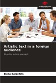 Artistic text in a foreign audience Artistic text in a foreign audience