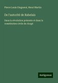 De l'autorité de Rabelais De l'autorité de Rabelais